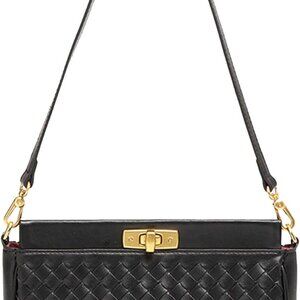 Shoulder Bag for Women Weave Bags Lightweight Tote Bags Vegan Leather Handbags H